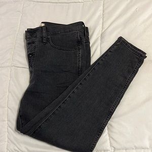 NWT MADEWELL BLACK SKINNY JEANS